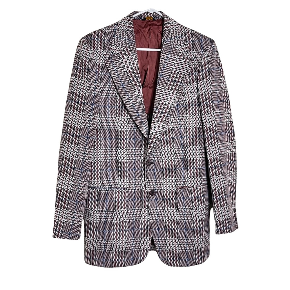 Vintage The Gay Blade mens plaid blazer